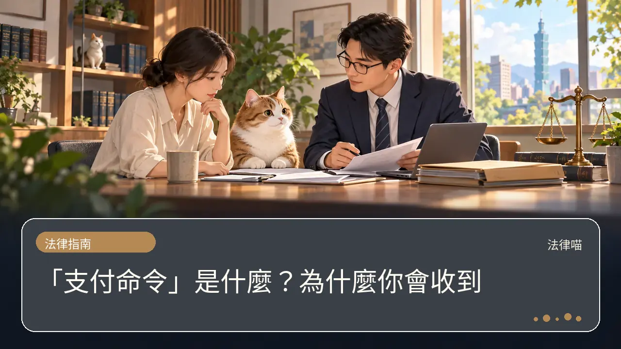 「支付命令」是什麼?為什麼你會收到主題插畫